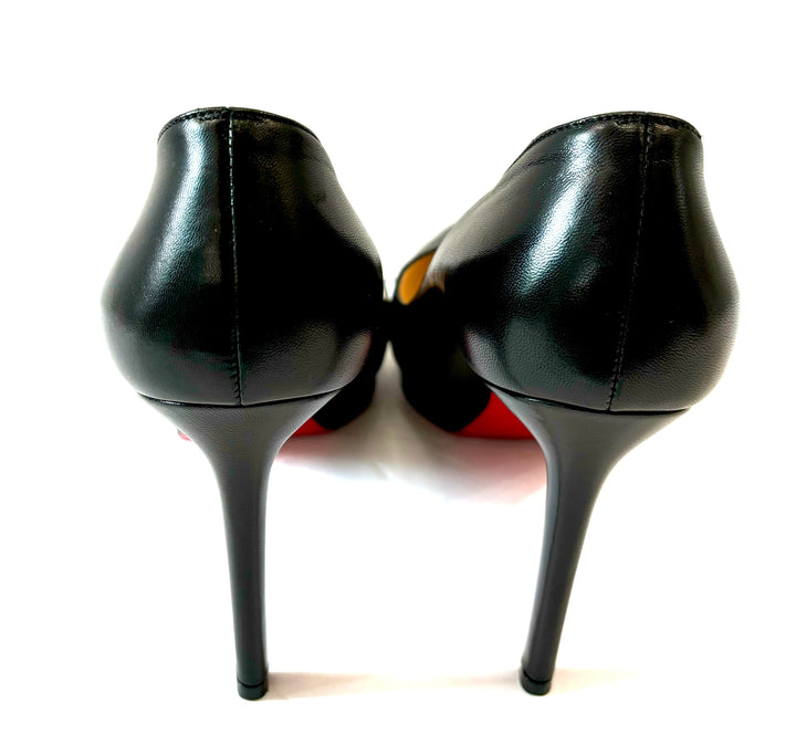 LOUBOUTIN PIGALLE PLATO PATENT CALF LEATHER 100 PUMPS
