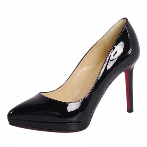 LOUBOUTIN PIGALLE PLATO PATENT CALF LEATHER 100 PUMPS
