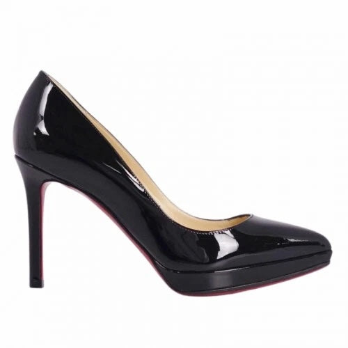 LOUBOUTIN PIGALLE PLATO PATENT CALF LEATHER 100 PUMPS