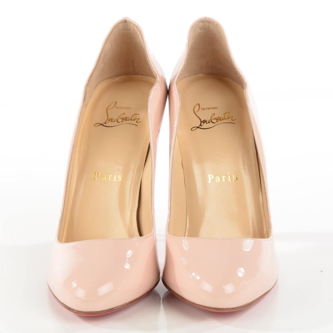 LOUBOUTIN PATENT LEATHER WAWY DOLLY 120 PUMPS