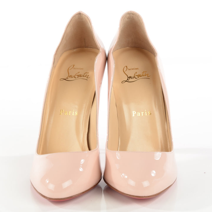 LOUBOUTIN PATENT LEATHER WAWY DOLLY 120 PUMPS