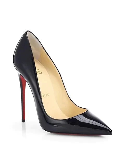 CHRISTIAN LOUBOUTIN SO KATE PATENT LEATHER PUMPS