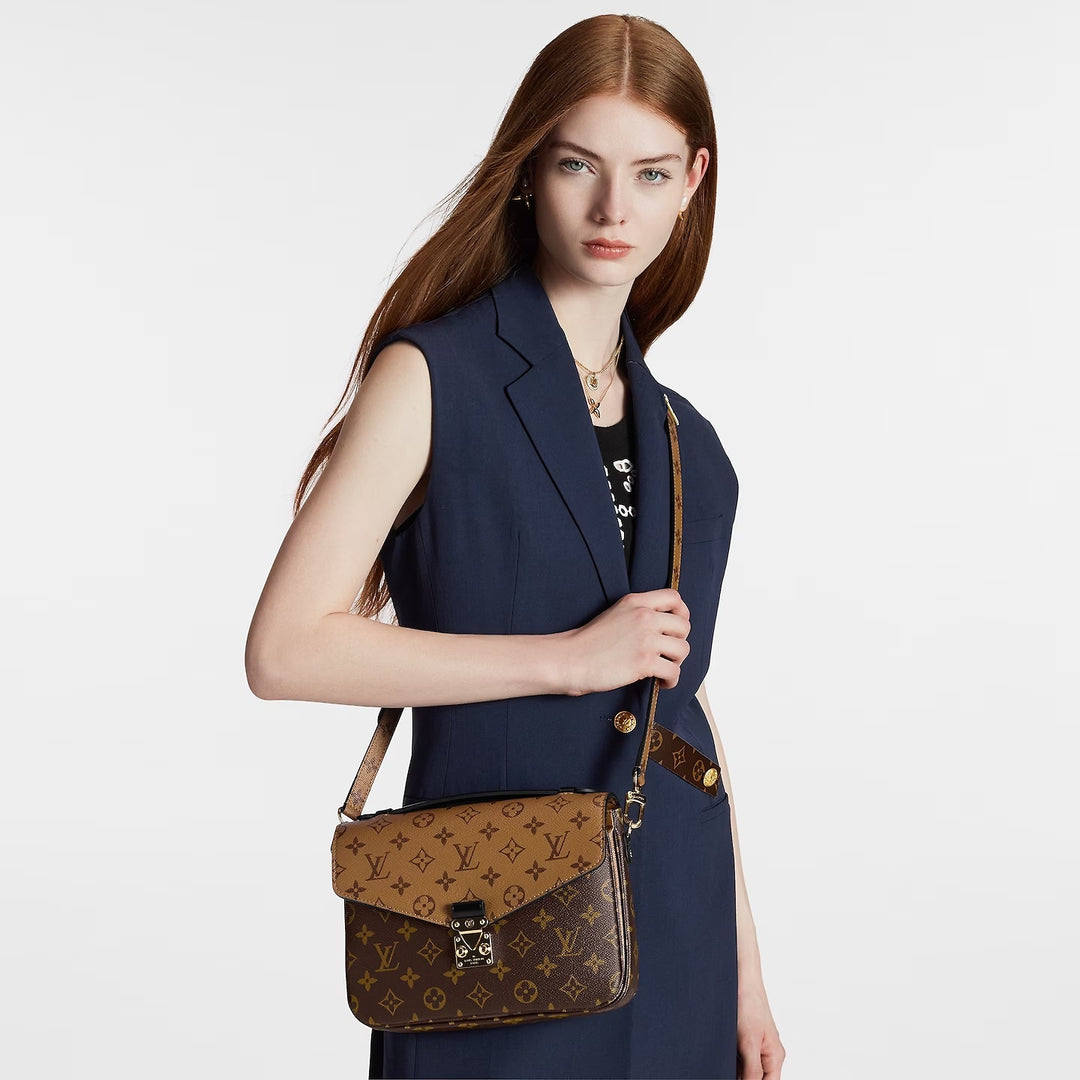 LOUIS VUITTON REVERSE MONOGRAM POCHETTE METIS Caroline s Fashion Luxuries