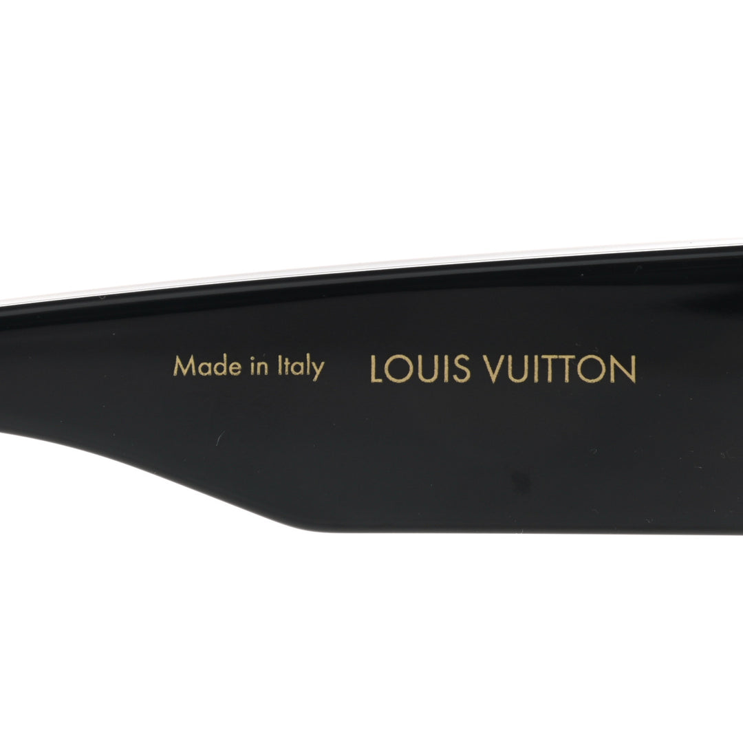 LOUIS VUITTON ACETATE SWAROVSKI CRYSTAL CYCLONE SUNGLASSES
