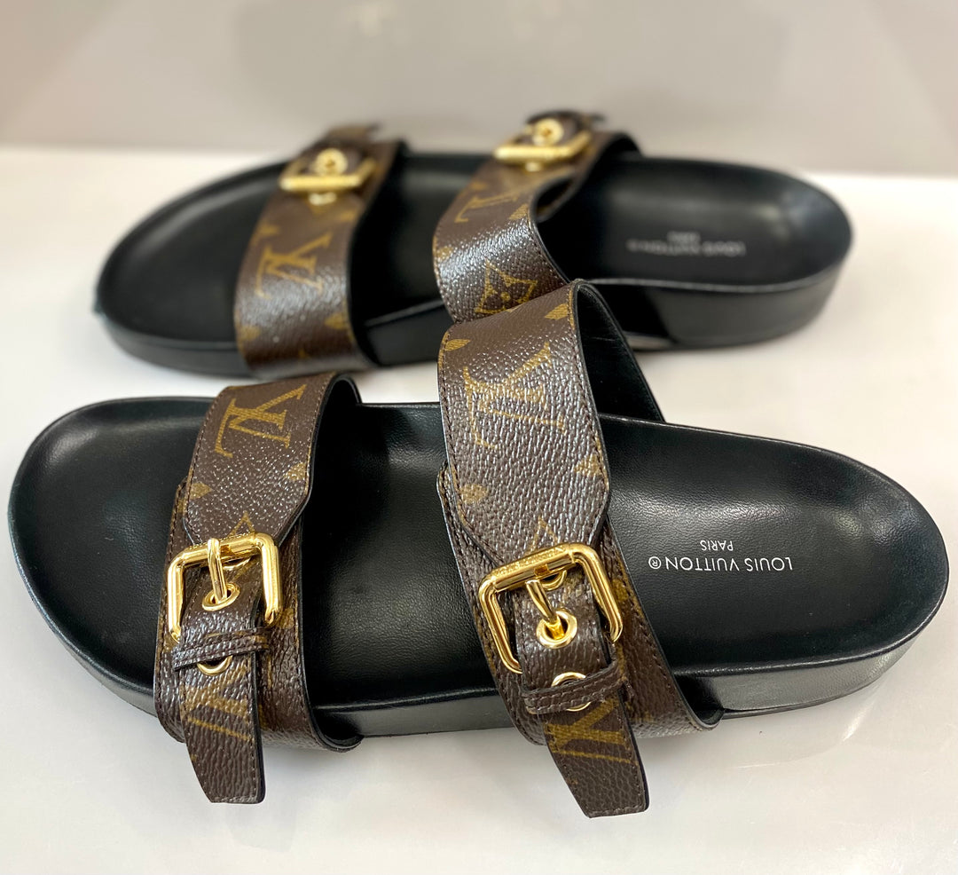 LOUIS VUITTON MONOGRAM BOM DIA COMFORT MULES