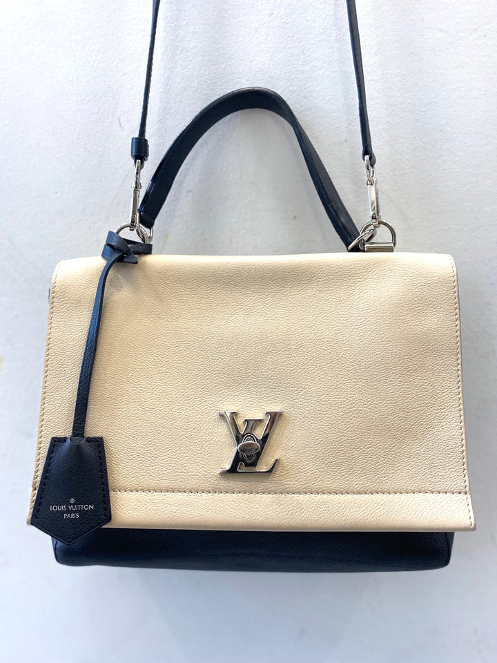 LOUIS VUITTON CALFSKIN LEATHER LOCKME II BAG