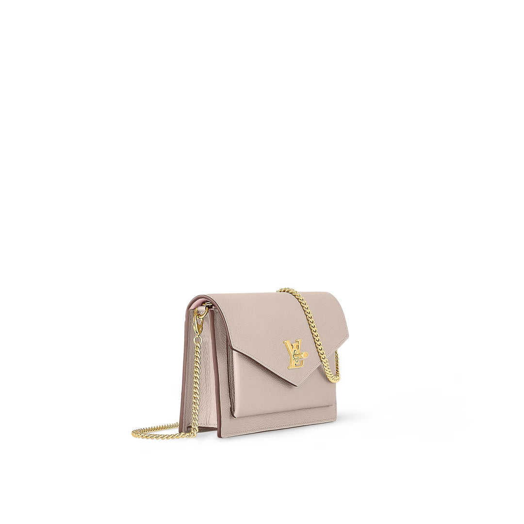 LOUIS VUITTON CALFSKIN LEATHER MYLOCKME CHAIN BAG