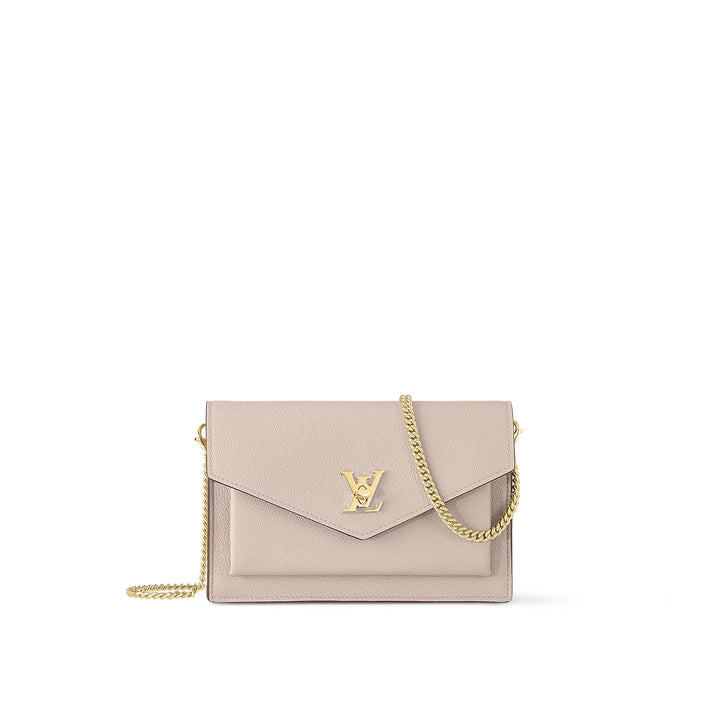LOUIS VUITTON CALFSKIN LEATHER MYLOCKME CHAIN BAG