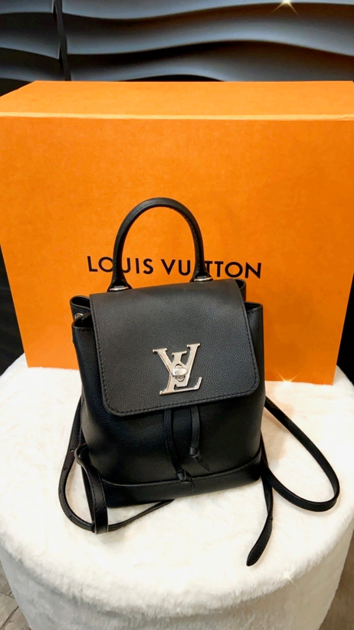 LOUIS VUITTON MINI LOCKME CALFSKIN LEATHER BACKPACK