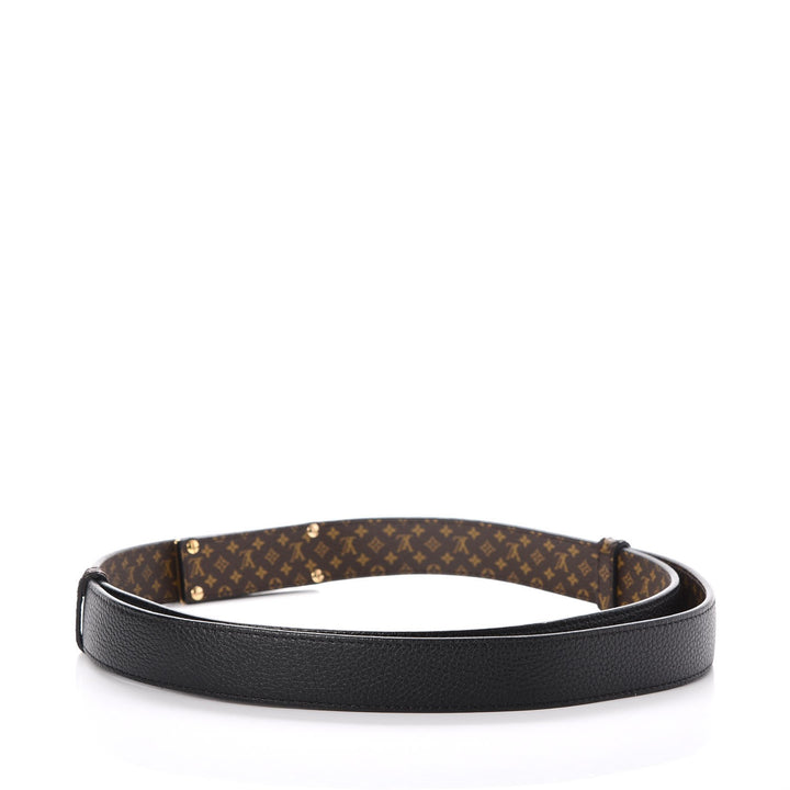 LOUIS VUITTON CALFSKIN MONOGRAM LOCK ME REVERSIBLE BELT
