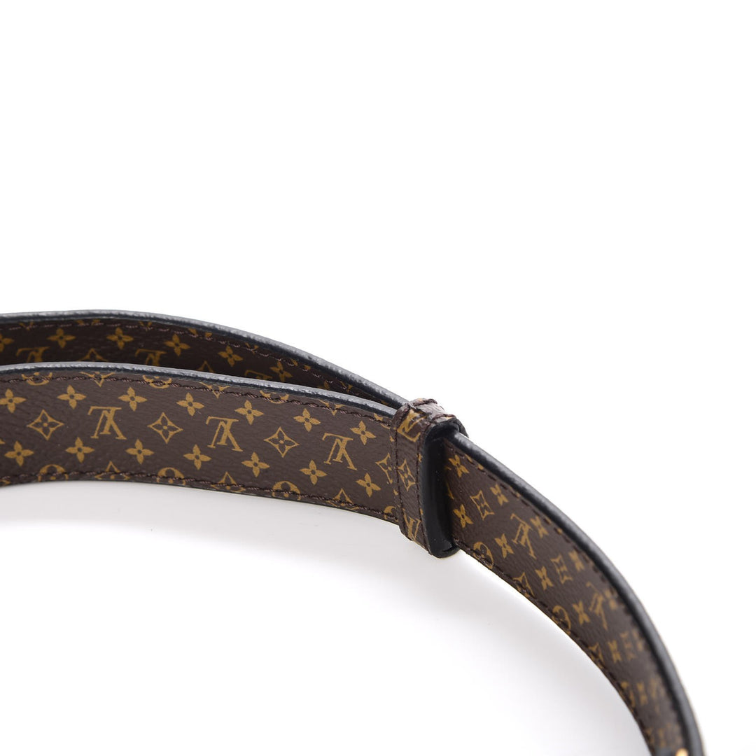 LOUIS VUITTON CALFSKIN MONOGRAM LOCK ME REVERSIBLE BELT