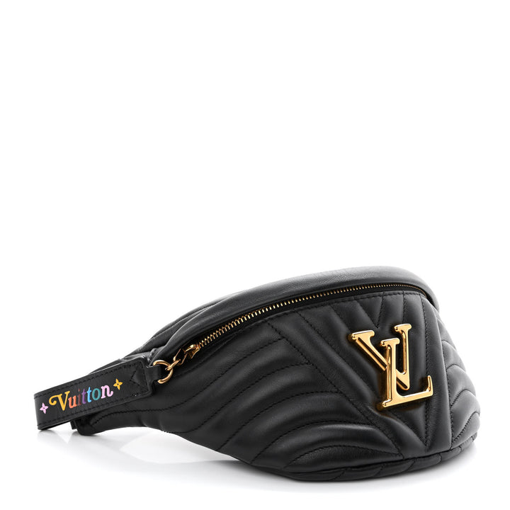 LOUIS VUITTON QUILTED CALFSKIN NEW WAVE BUMBAG
