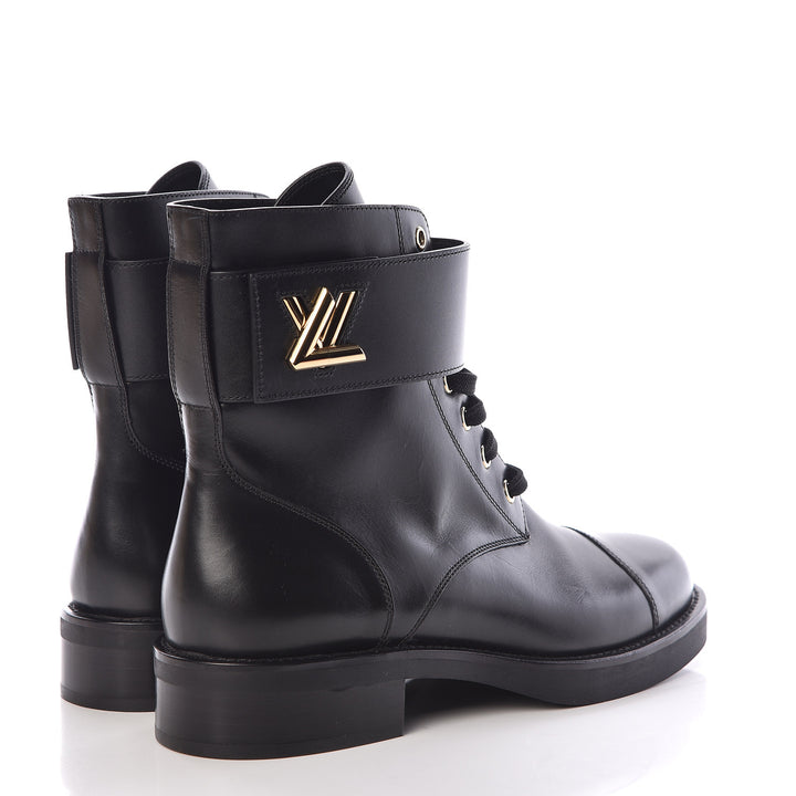 LOUIS VUITTON CALFSKIN LEATHER WONDERLAND RANGER BOOTS