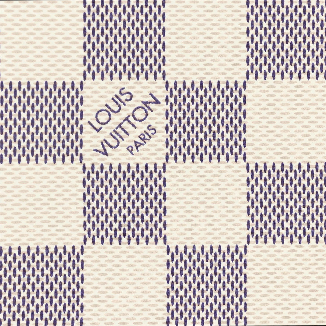 LOUIS VUITTON DAMIER AZUR NEVERFULL POCHETTE ROSE BALLERINE