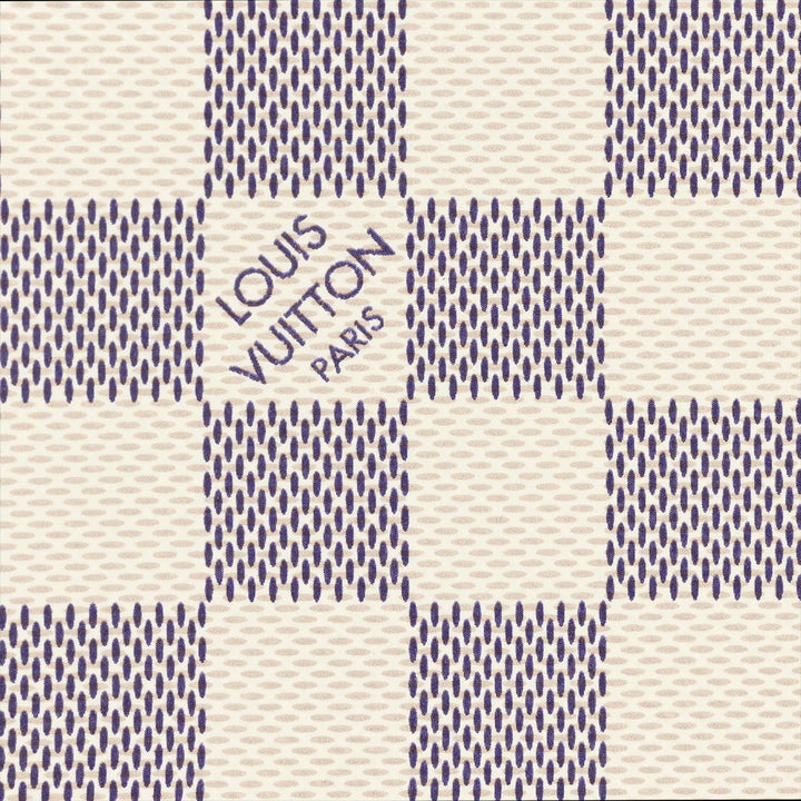 LOUIS VUITTON DAMIER AZUR NEVERFULL POCHETTE ROSE BALLERINE