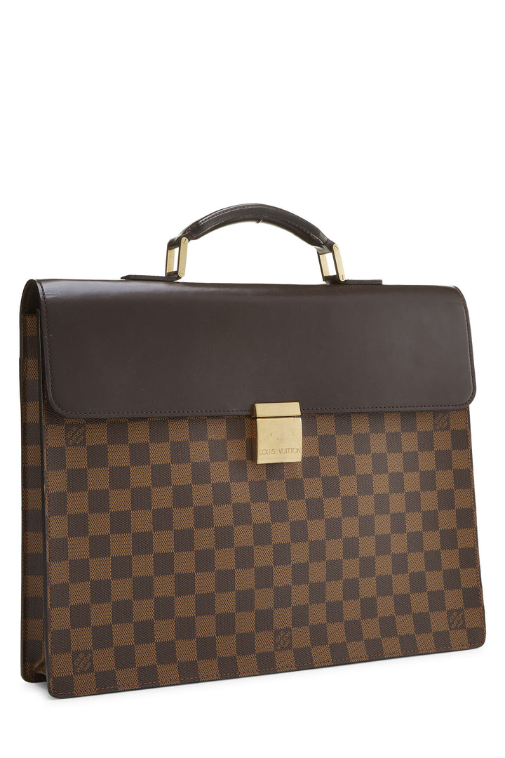 LOUIS VUITTON DAMIER EBENE ALTONA GM BRIEFCASE BAG