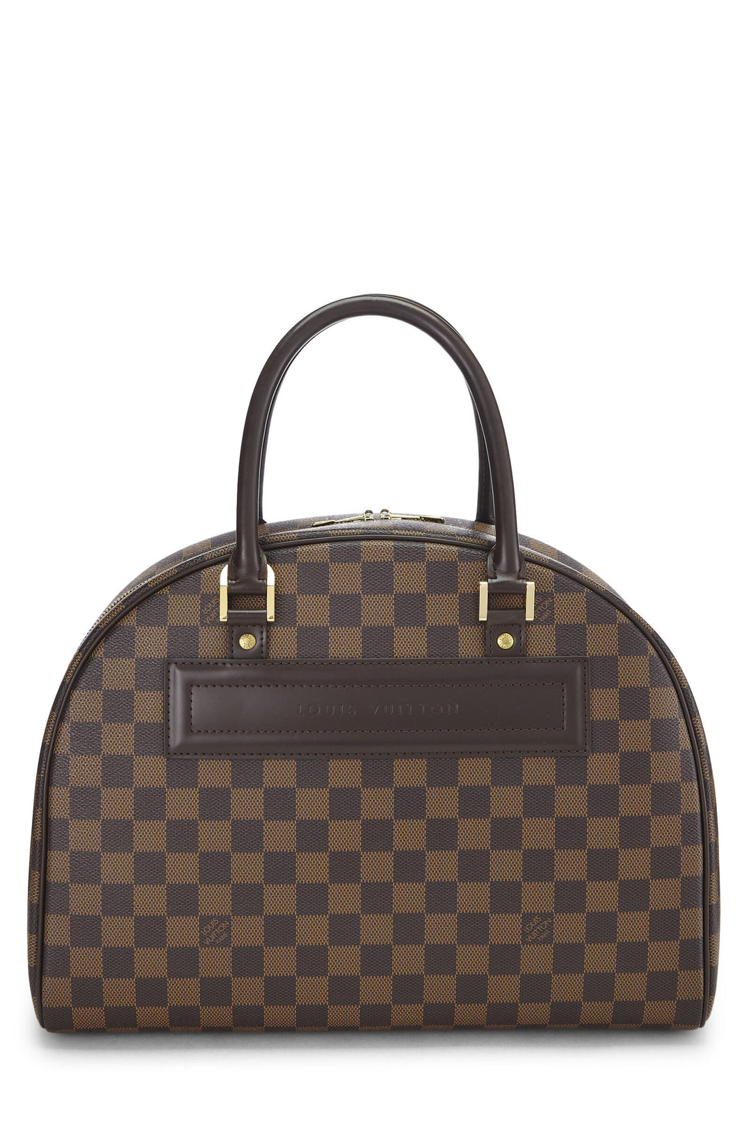 LOUIS VUITTON DAMIER EBENE NOLITA HEURES 24 BOSTON BAG