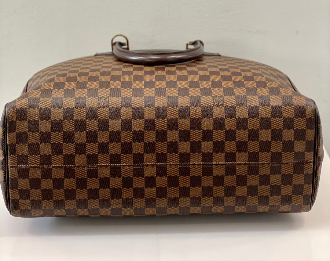 LOUIS VUITTON DAMIER EBENE NOLITA HEURES 24 BOSTON BAG