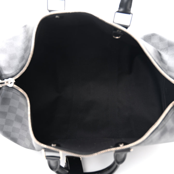 LOUIS VUITTON DAMIER GRAPHITE KEEPALL BANDOULIÈRE 45 BAG