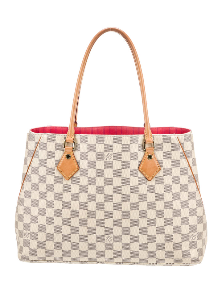 LOUIS VUITTON DAMIER AZUR CALVI SATCHEL BAG