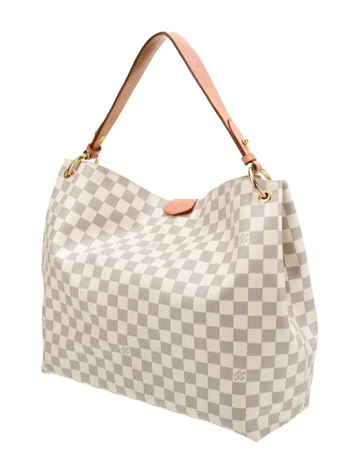 LOUIS VUITTON DAMIER AZUR GRACEFUL MM SHOULDER BAG