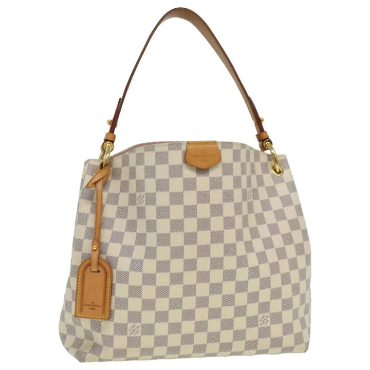 LOUIS VUITTON DAMIER AZUR GRACEFUL MM SHOULDER BAG