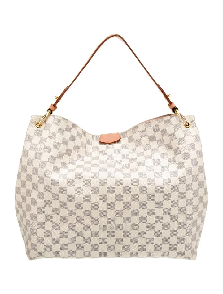 LOUIS VUITTON DAMIER AZUR GRACEFUL MM SHOULDER BAG