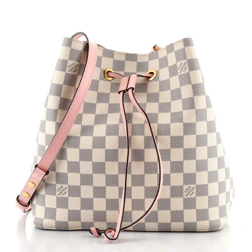 Louis Vuitton Damier Azur Neonoe Eau de Rose: First Time Poshmark Unboxing  Authenticating Bag Reveal 