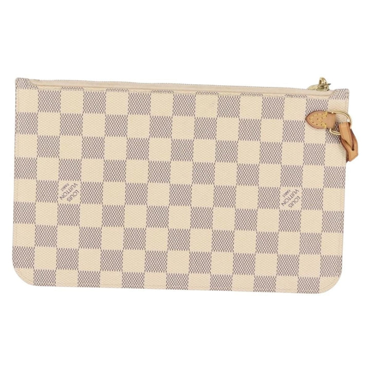 LOUIS VUITTON DAMIER AZUR NEVERFULL MM POCHETTE