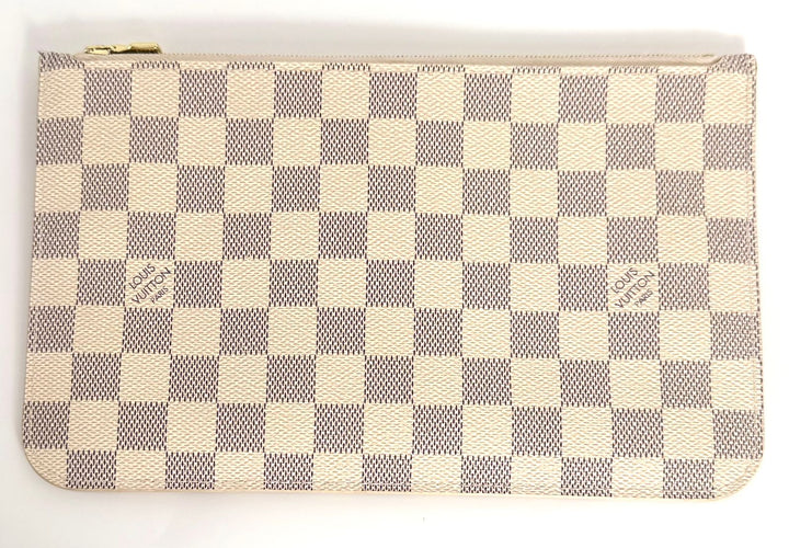 LOUIS VUITTON DAMIER AZUR NEVERFULL MM POCHETTE
