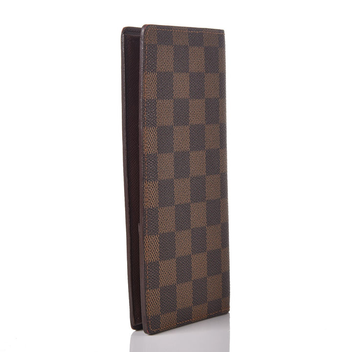 LOUIS VUITTON DAMIER EBENE BRAZZA WALLET