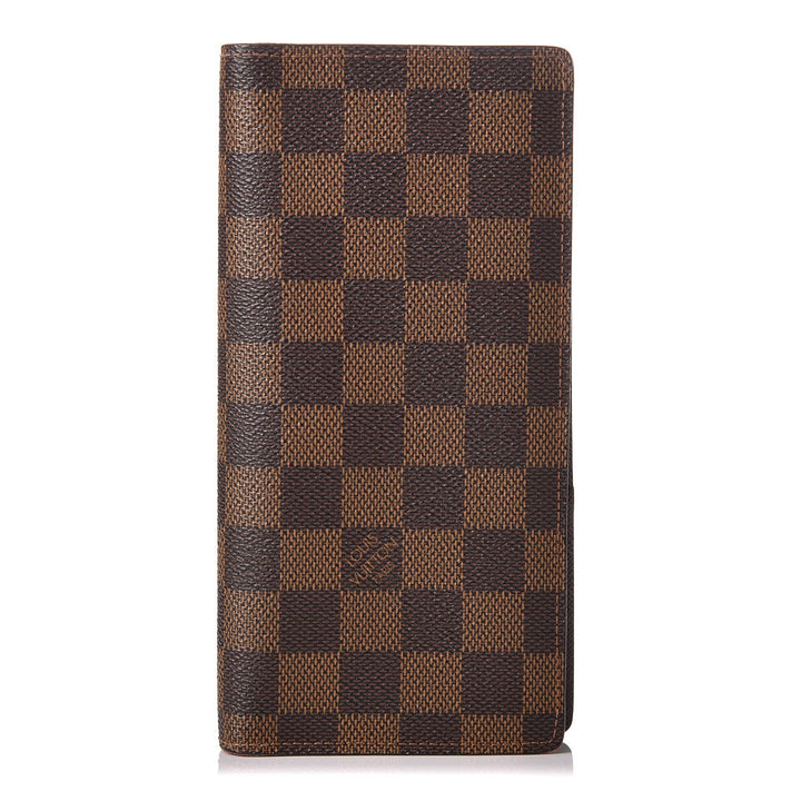 LOUIS VUITTON DAMIER EBENE BRAZZA WALLET