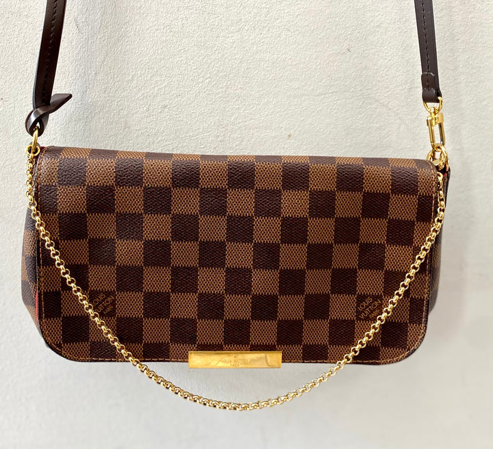 LOUIS VUITTON DAMIER EBENE FAVORITE MM