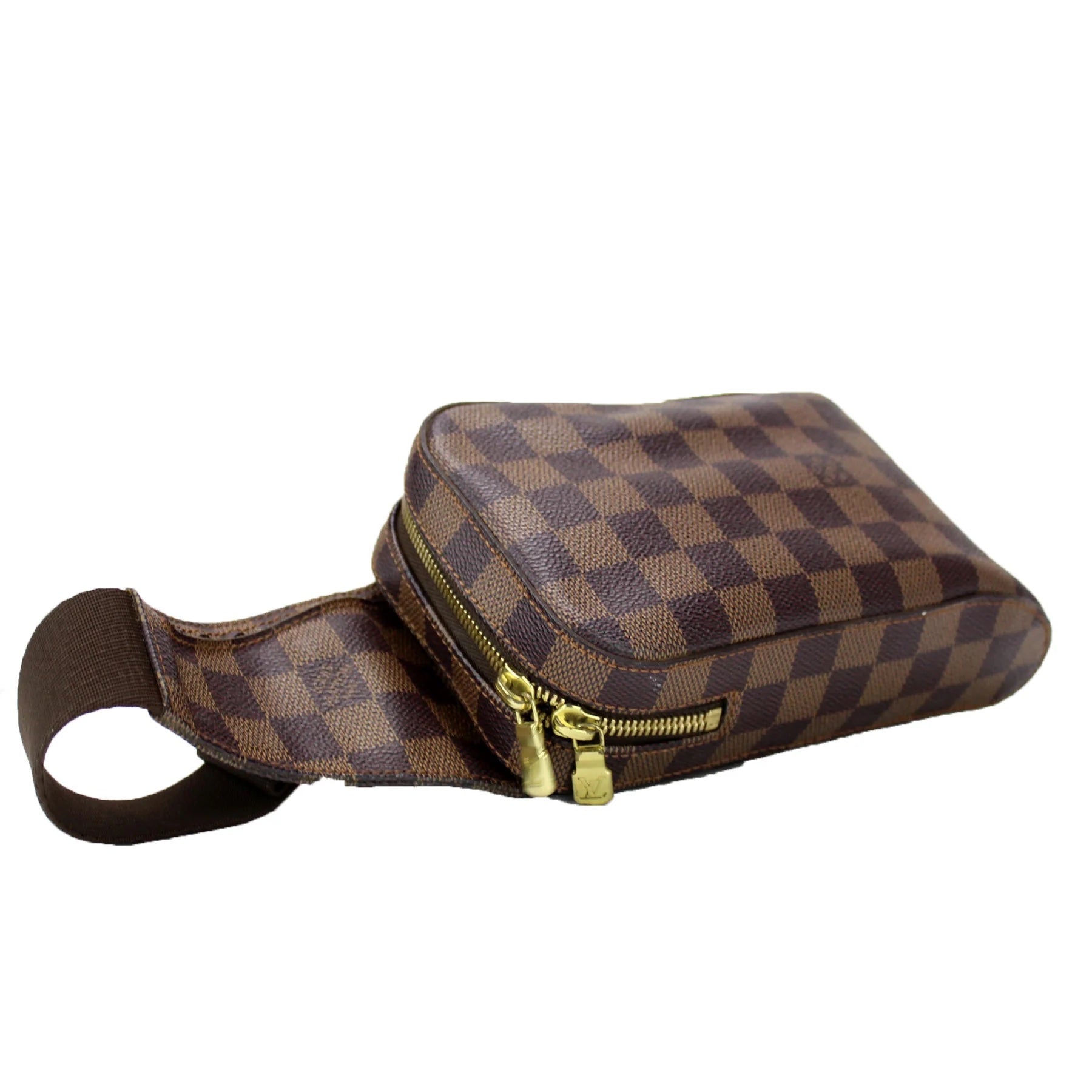 Louis Vuitton Damier Ebene Geronimos Crossbody Bag Fanny Pack Body Pouch  118lv42 For Sale at 1stDibs