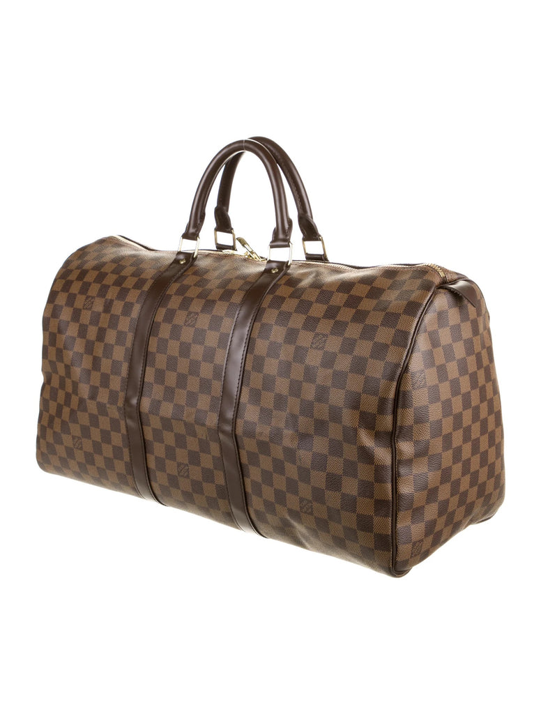 Louis Vuitton Damier Ebene Keepall 50 - Brown Luggage and Travel