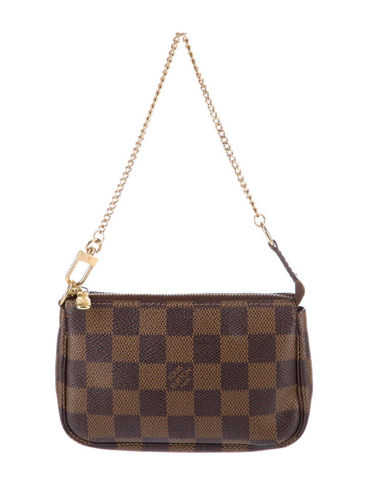 LOUIS VUITTON DAMIER EBENE MINI POCHETTE