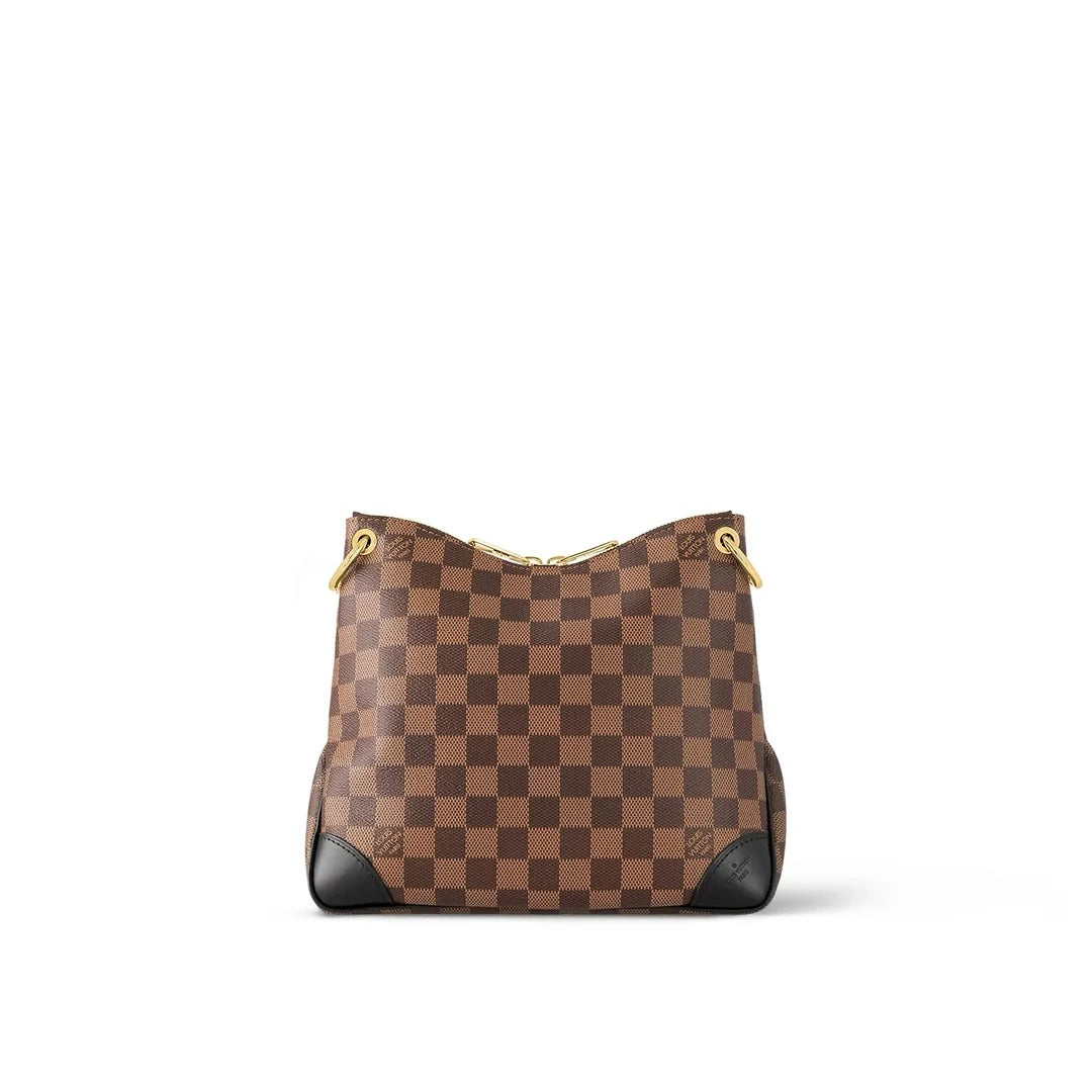LOUIS VUITTON DAMIER EBENE ODÉON PM CROSSBODY BAG BLACK
