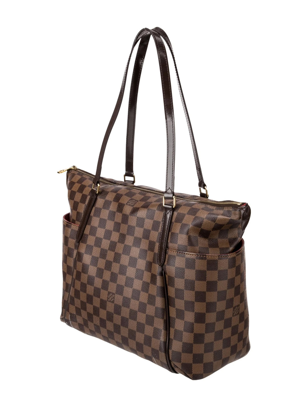LOUIS VUITTON DAMIER EBENE TOTALLY MM SHOULDER BAG