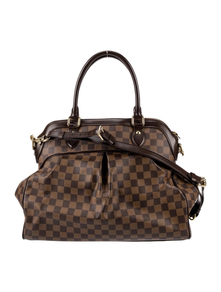 LOUIS VUITTON DAMIER EBENE TREVI GM BAG