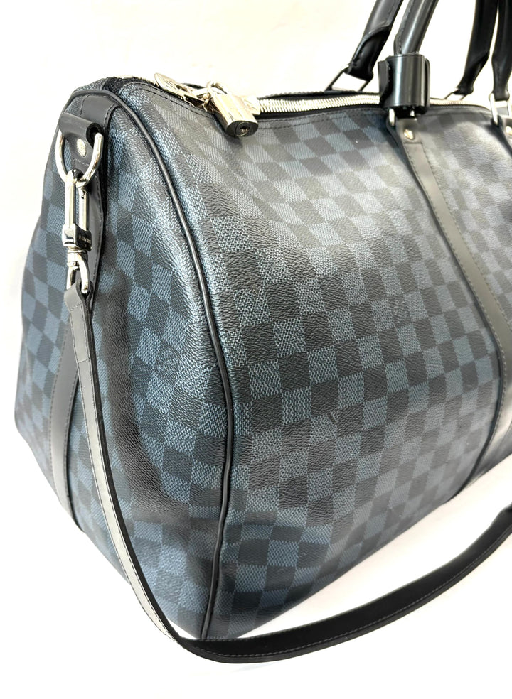 LOUIS VUITTON DAMIER GRAPHITE KEEPALL BANDOULIÈRE 55 BAG