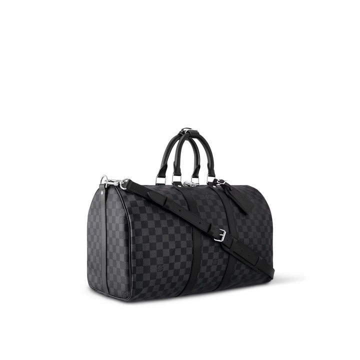LOUIS VUITTON DAMIER GRAPHITE KEEPALL BANDOULIÈRE 45 BAG