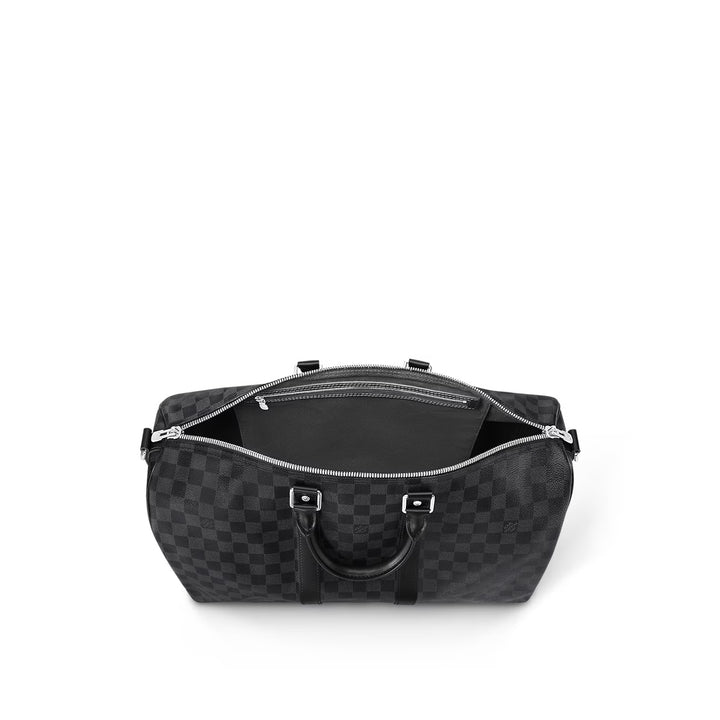 LOUIS VUITTON DAMIER GRAPHITE KEEPALL BANDOULIÈRE 45 BAG