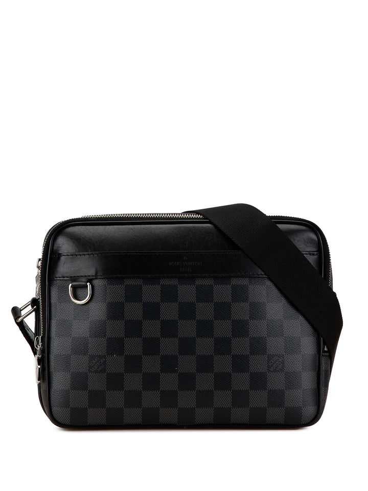 LOUIS VUITTON DAMIER GRAPHITE TROCADERO PM MESSENGER BAG