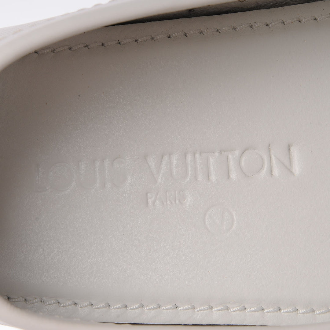 LOUIS VUITTON DAMIER INFINI HOCKENHEIM LOAFERS MOCCASIN