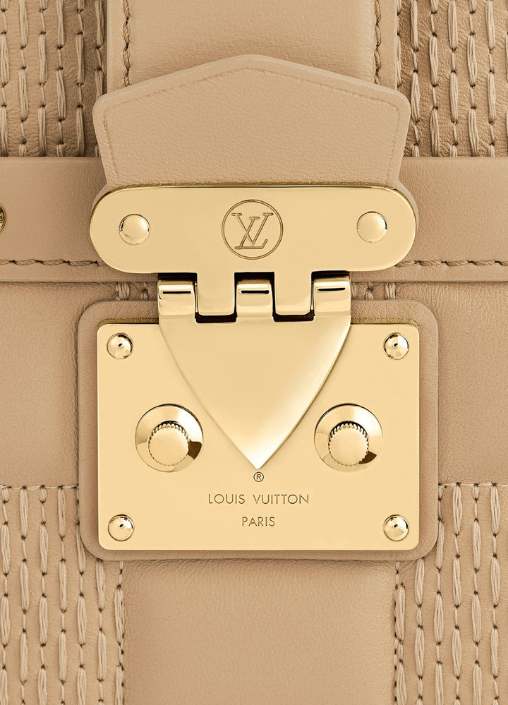 LOUIS VUITTON DAMIER LAMBSKIN TROCA MM CROSSBODY BAG