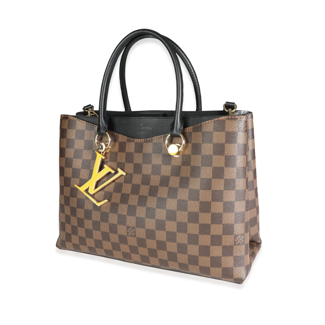 LOUIS VUITTON DAMIER EBENE LV RIVERSIDE TOTE BAG