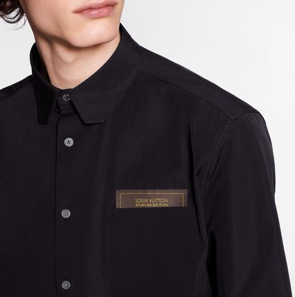Louis Vuitton DNA 長袖シャツ ブラック メンズ LOUIS VUITTON DNA POPLIN SHIRT – Caroline's Fashion Luxuries