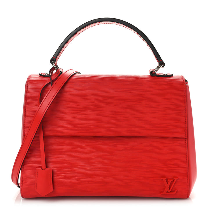 LOUIS VUITTON EPI LEATHER CLUNY MM SATCHEL BAG