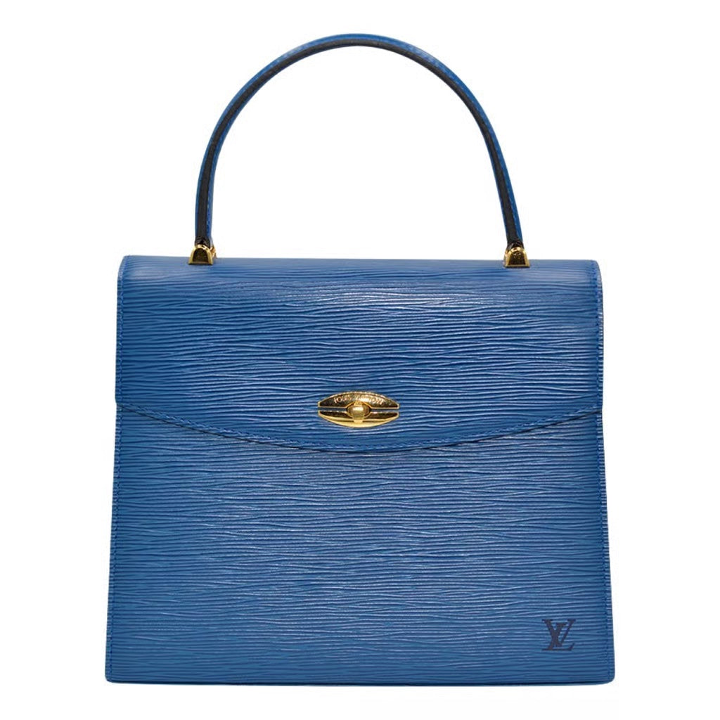 LOUIS VUITTON EPI LEATHER MALESHERBES HANDBAG