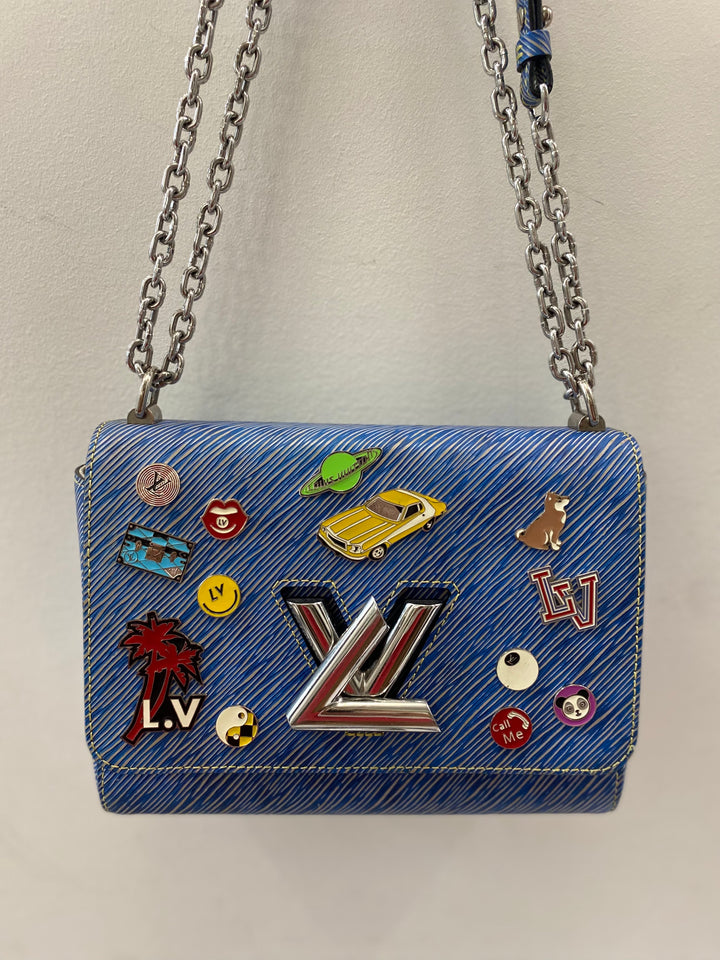 LOUIS VUITTON EPI LEATHER TWIST PINS EMBELLISHED LIMITED EDITION CROSSBODY BAG
